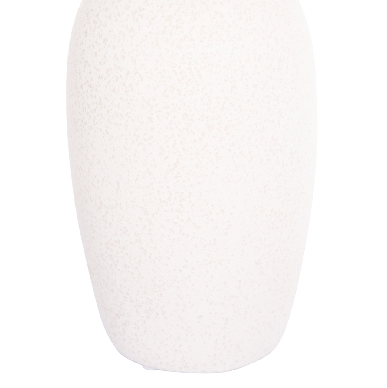 CERAMIC TABLE DECOR ELENDIL HM4592.01 OFF WHITE WITH CRYSTALLIZATION Φ10x30Hcm. [7]
