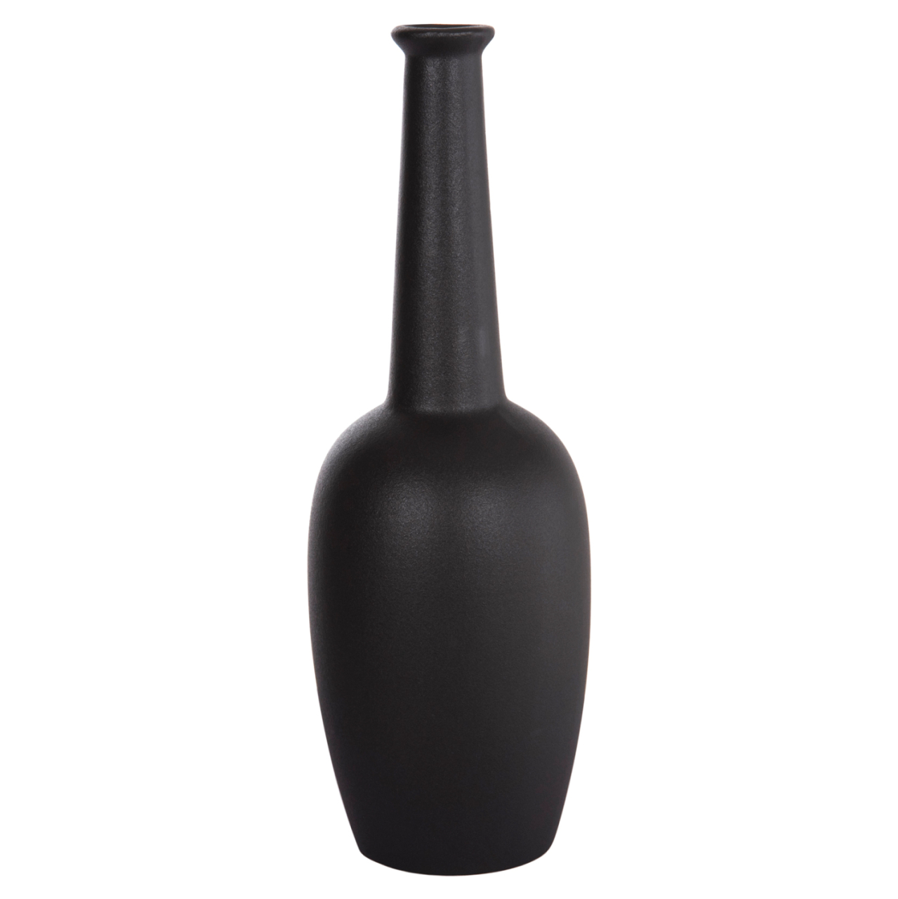 CERAMIC TABLE DECOR ELENDIL HM4592.02 BLACK MATTE Φ10x30Hcm. [3]