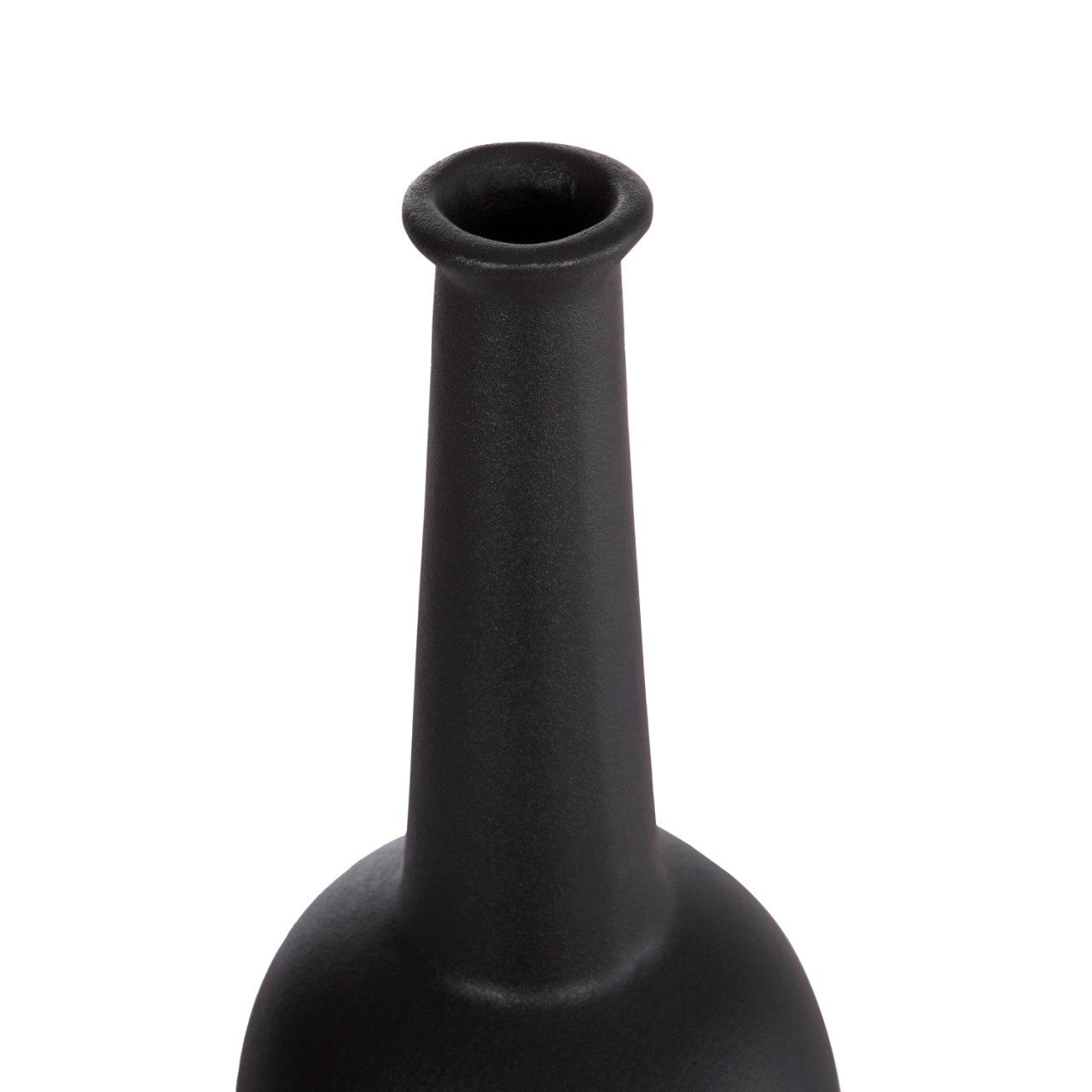 CERAMIC TABLE DECOR ELENDIL HM4592.02 BLACK MATTE Φ10x30Hcm. [5]