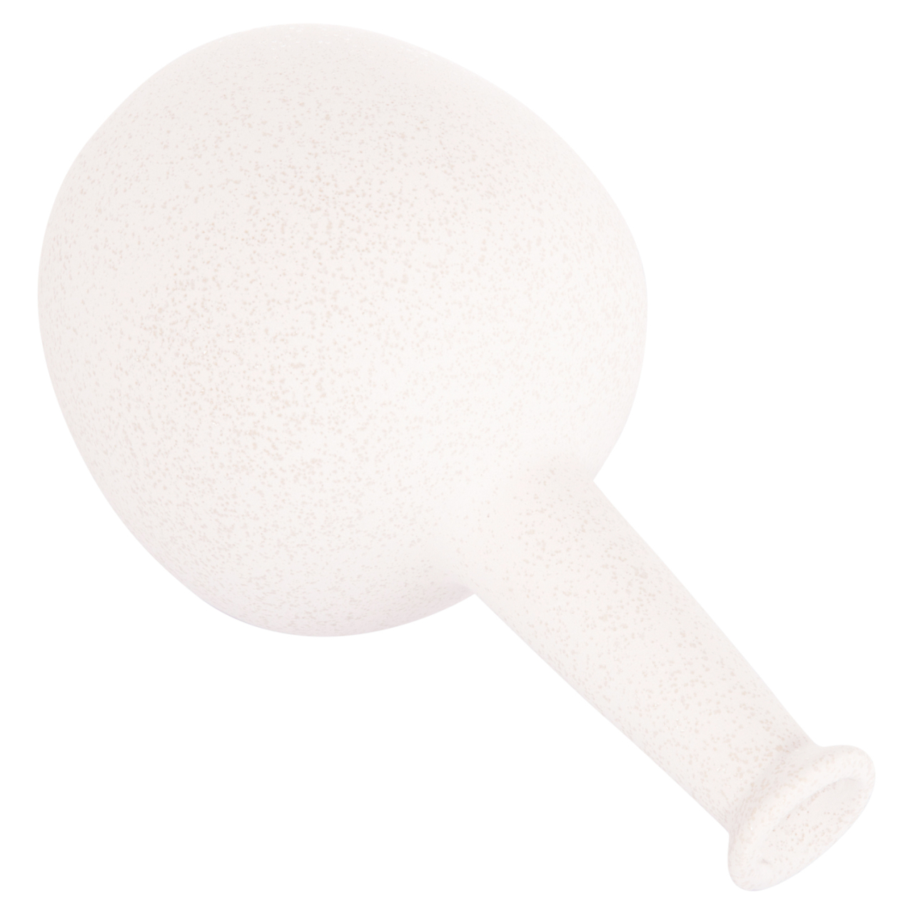 CERAMIC TABLE DECOR ELENDIL HM4593.01 OFF WHITE WITH CRYSTALLIZATION Φ15x25Hcm. [3]