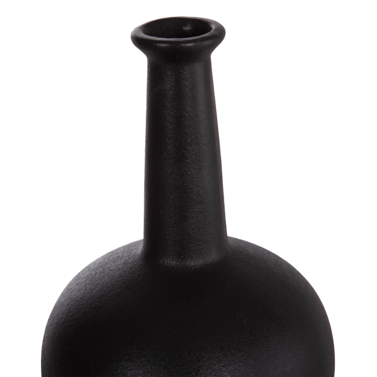 CERAMIC TABLE DECOR ELENDIL HM4593.02 BLACK MATTE Φ14,5x25Hcm. [4]