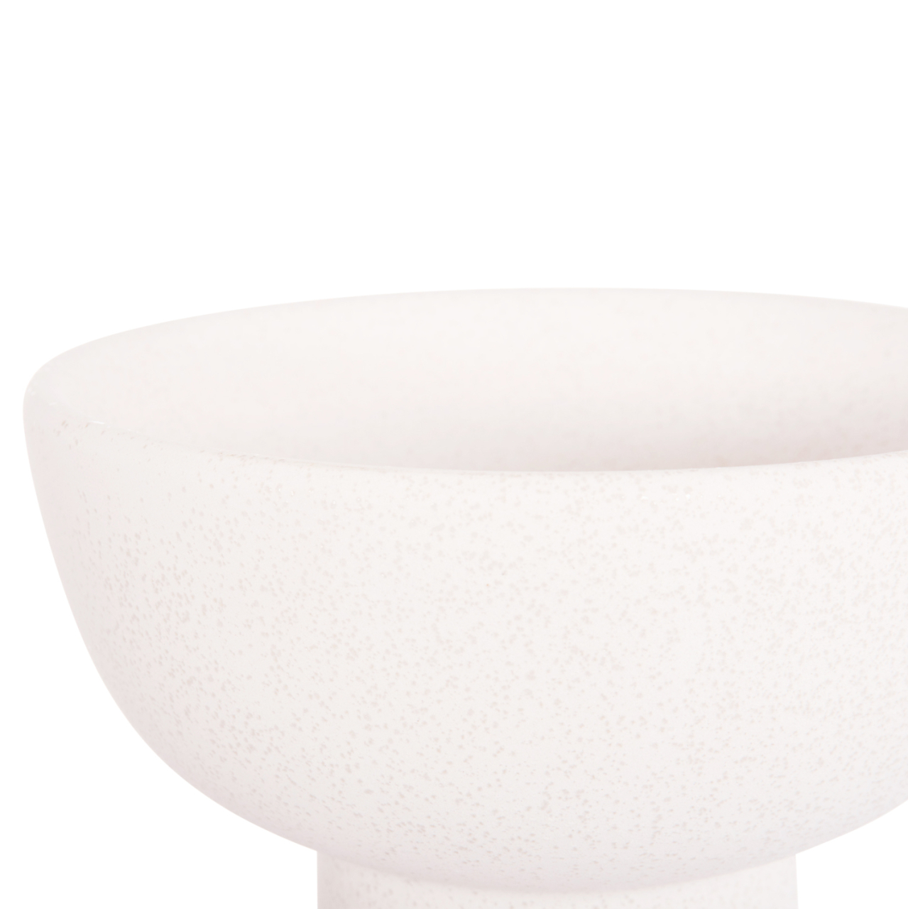 CERAMIC TABLE DECOR ELENDIL HM4602.01 OFF WHITE WITH CRYSTALLISATION Φ23x32H cm. [5]