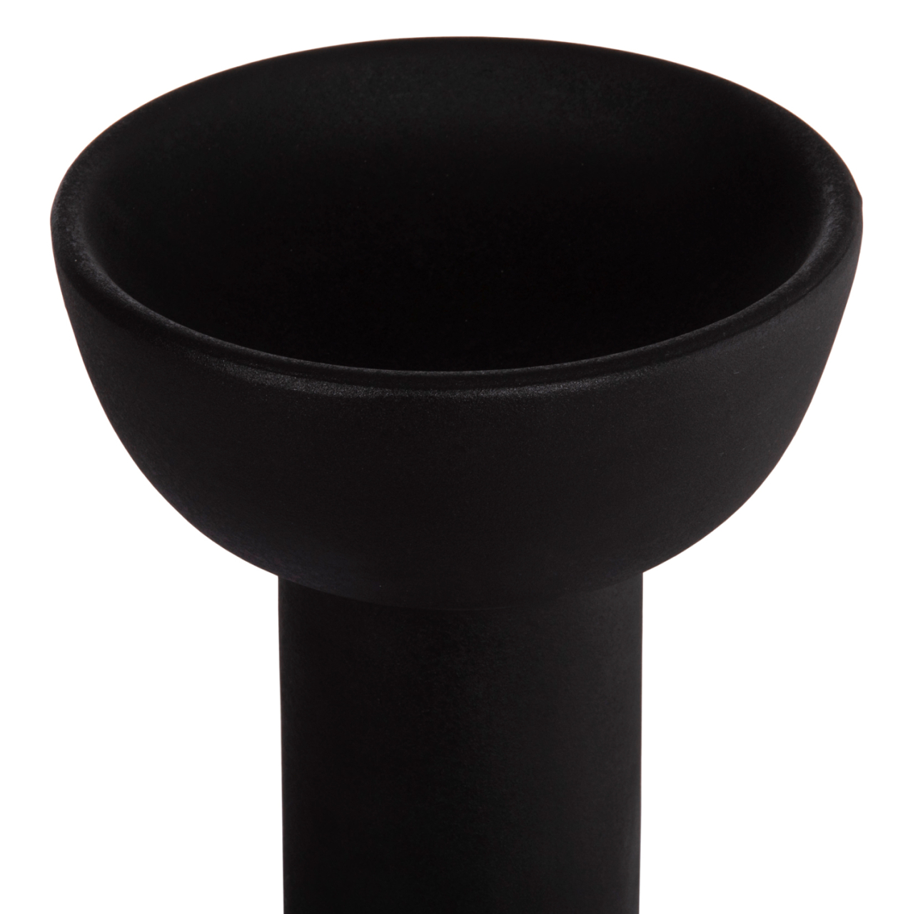 CERAMIC TABLE DECOR ELENDIL HM4602.02 MATTE BLACK Φ23x32H cm. [5]