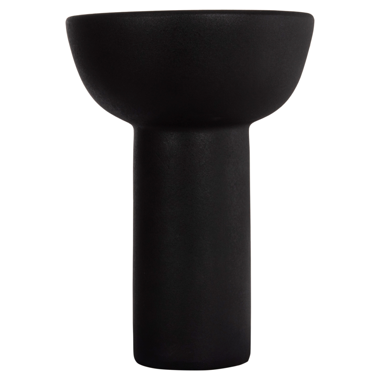 CERAMIC TABLE DECOR ELENDIL HM4602.02 MATTE BLACK Φ23x32H cm. [3]