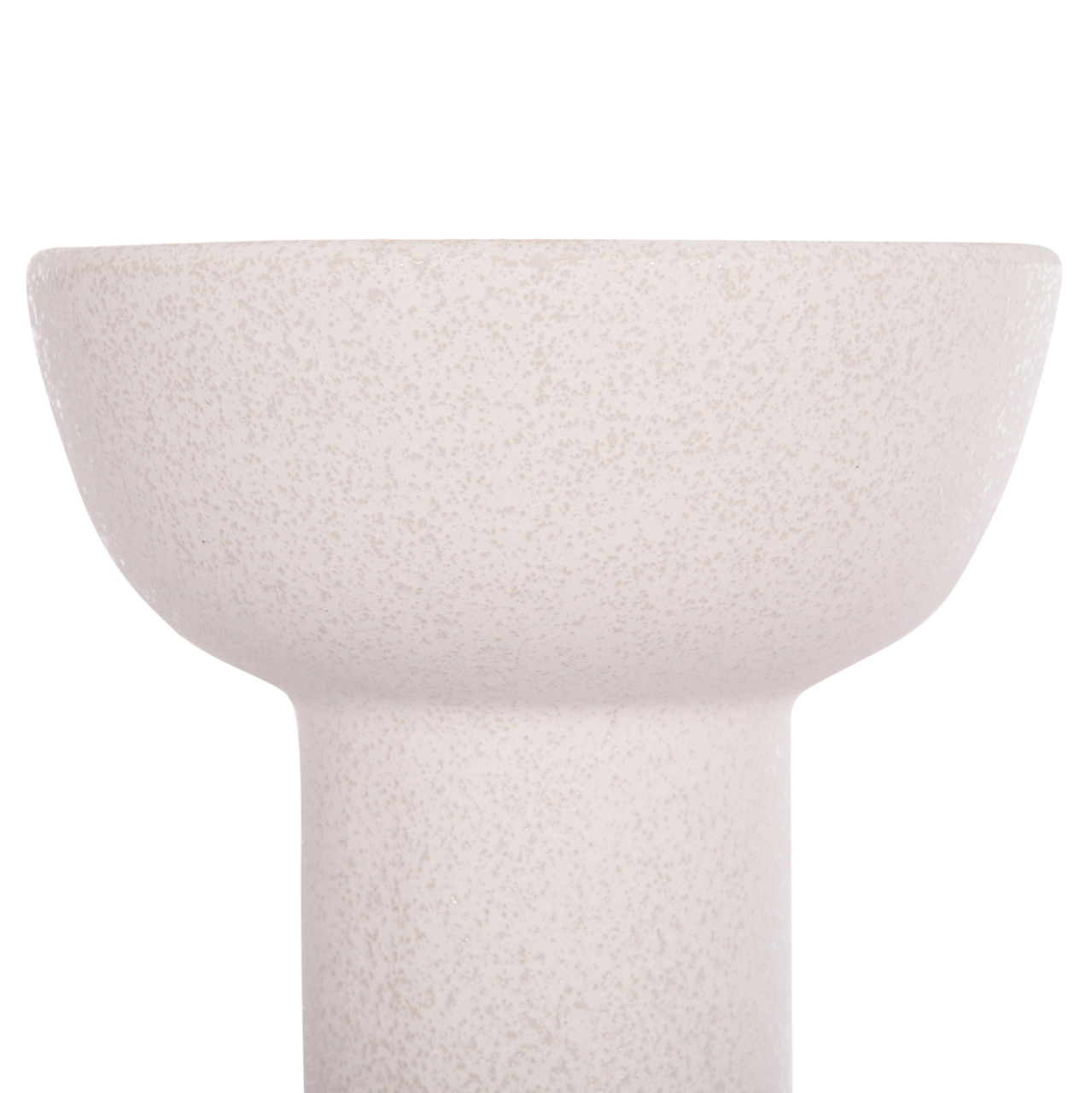 CERAMIC TABLE DECOR ELENDIL HM4603.01 OFF WHITE WITH CRYSTALLISATION Φ20x26.5Hcm. [5]