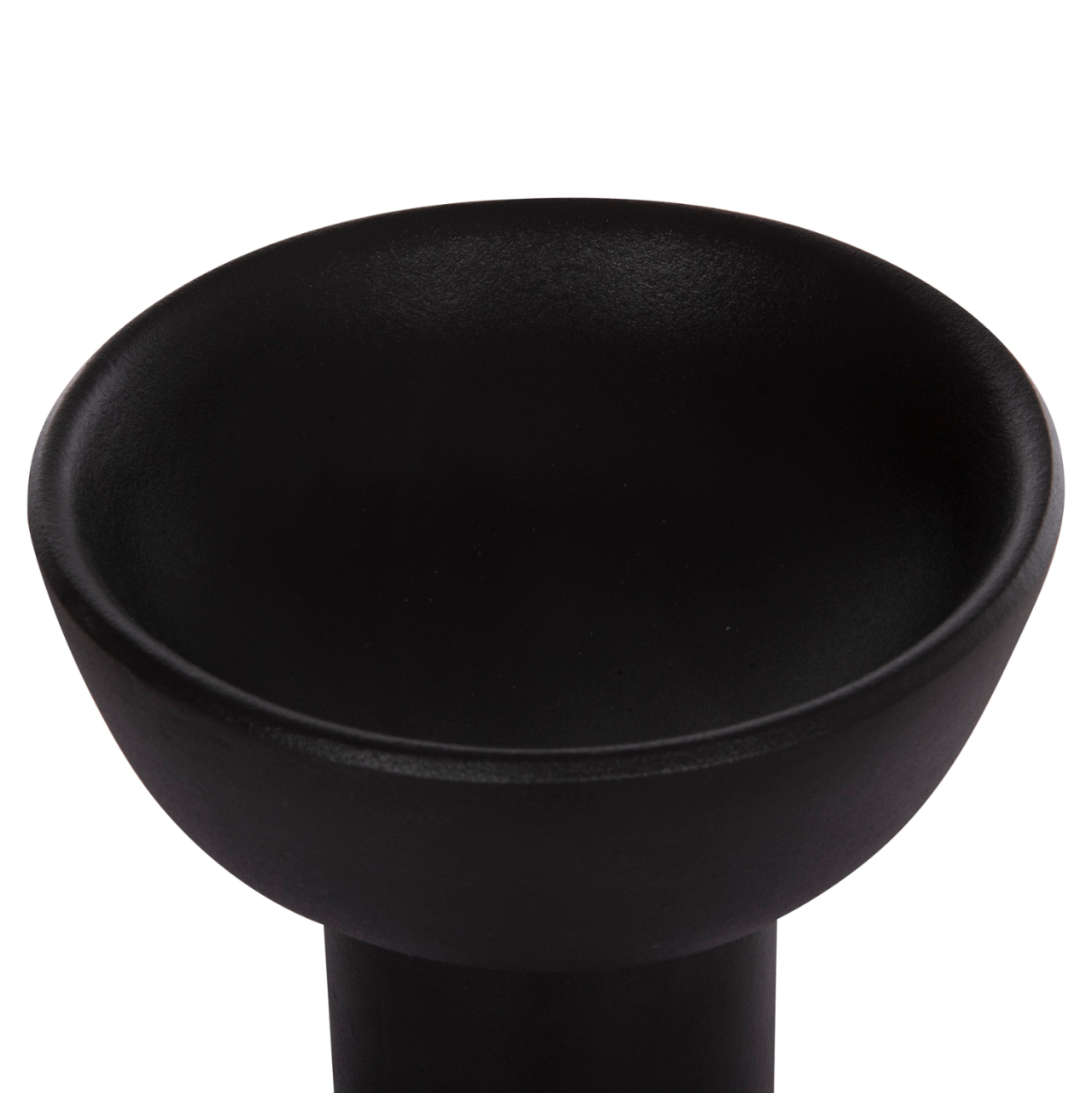 CERAMIC TABLE DECOR ELENDIL HM4603.02 MATTE BLACK Φ20x26.5Hcm. [6]
