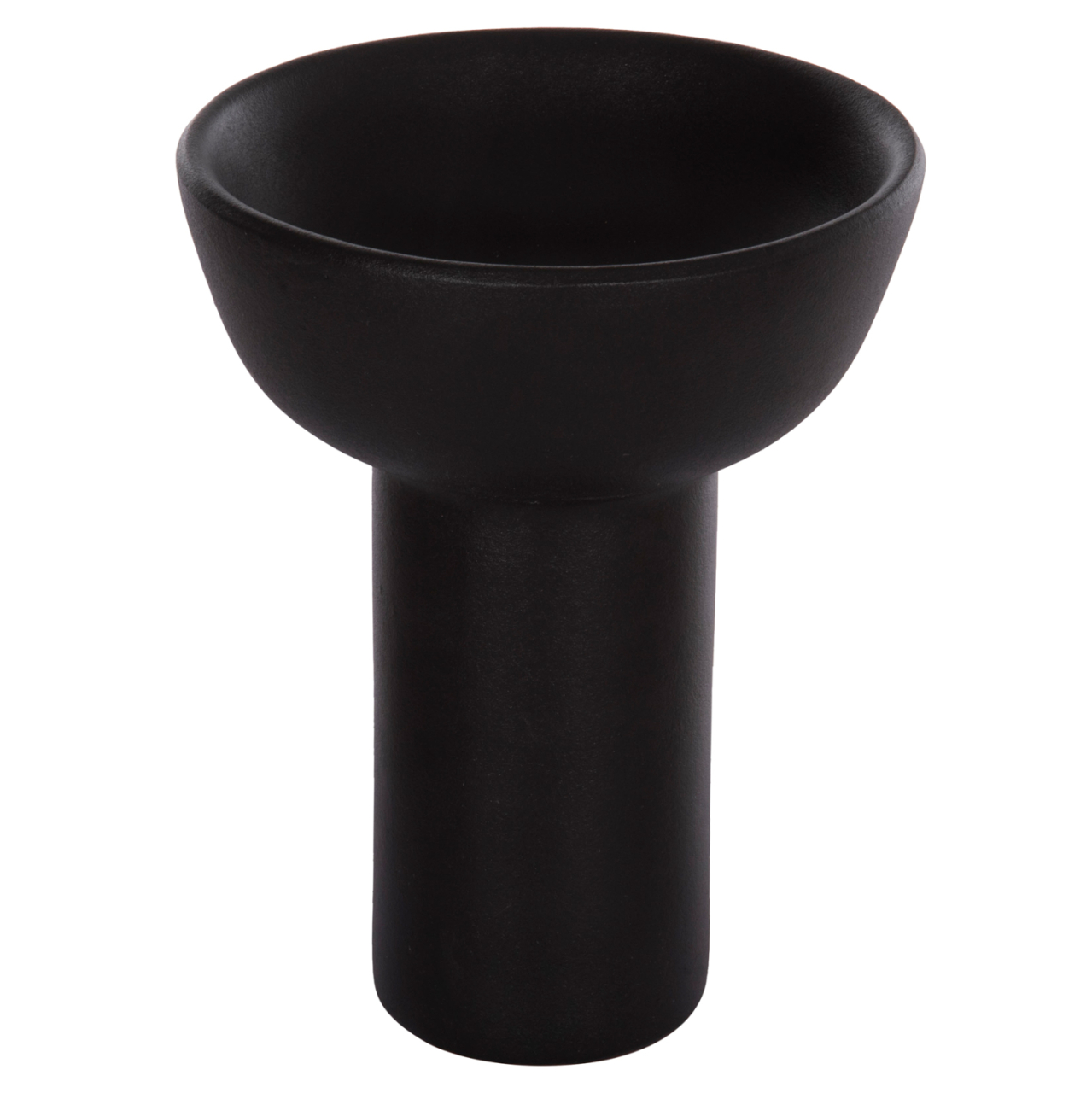CERAMIC TABLE DECOR ELENDIL HM4603.02 MATTE BLACK Φ20x26.5Hcm. [3]