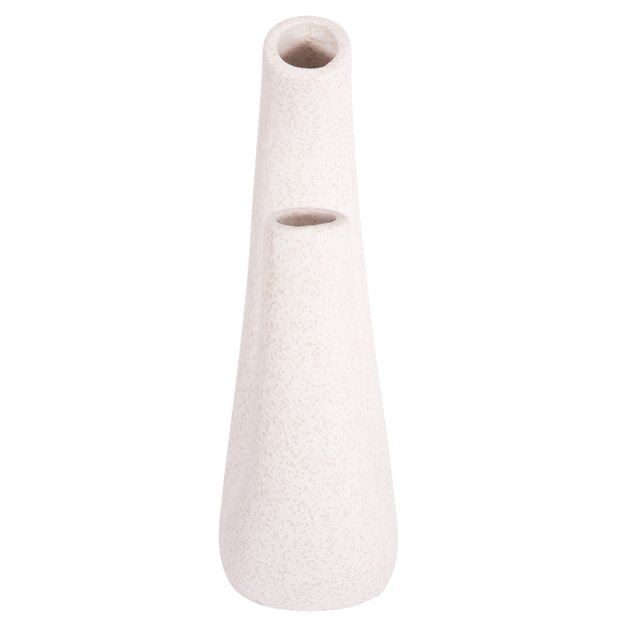 CERAMIC TABLE DECOR ELLIPTO HM4643.01 OFF WHITE WITH CRYSTALLIZATION 15x7x21,5Hcm. [4]