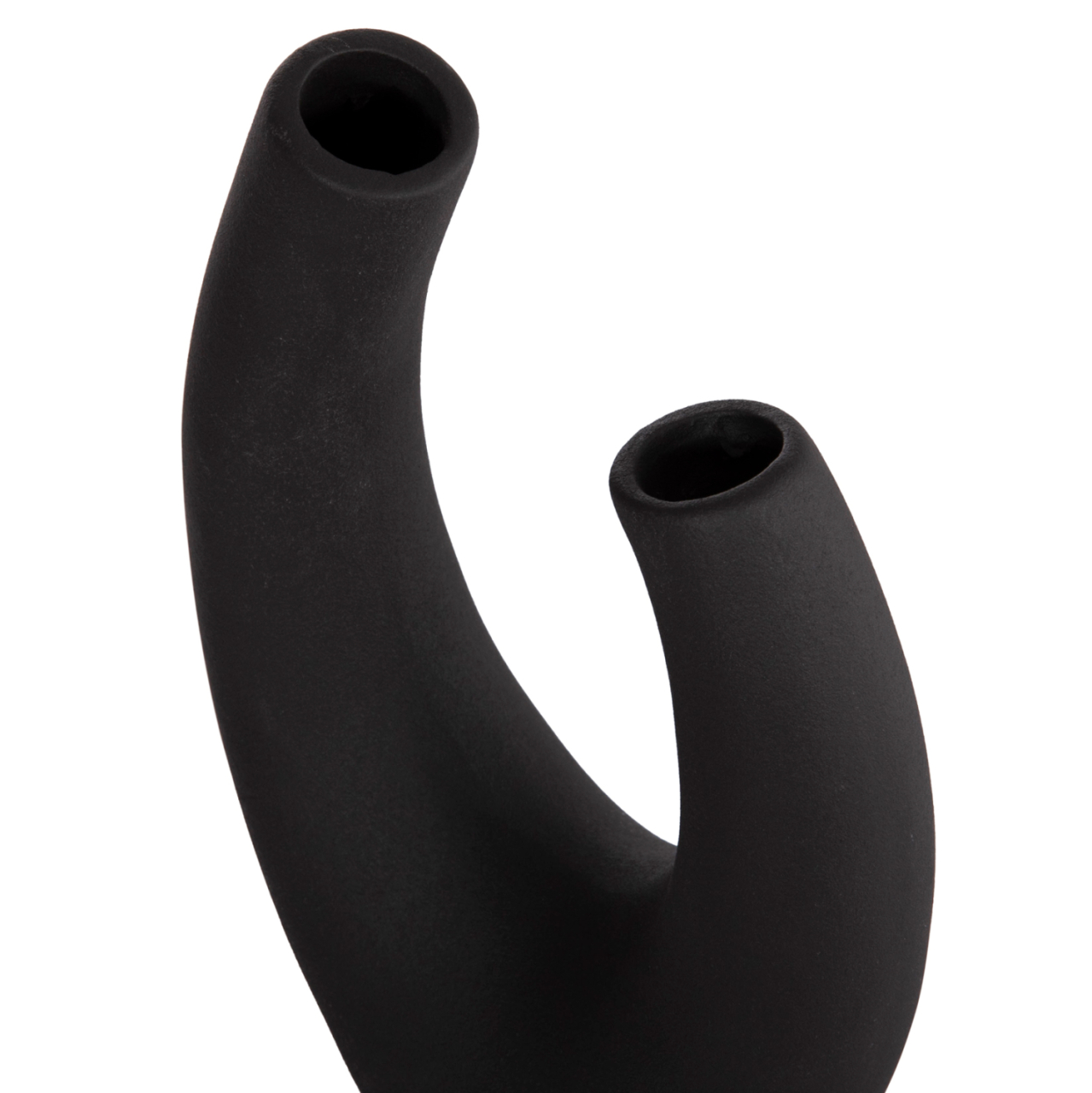 CERAMIC TABLE DECOR ELLIPTO HM4643.02 BLACK MATTE 15x7x21,5Hcm. [6]