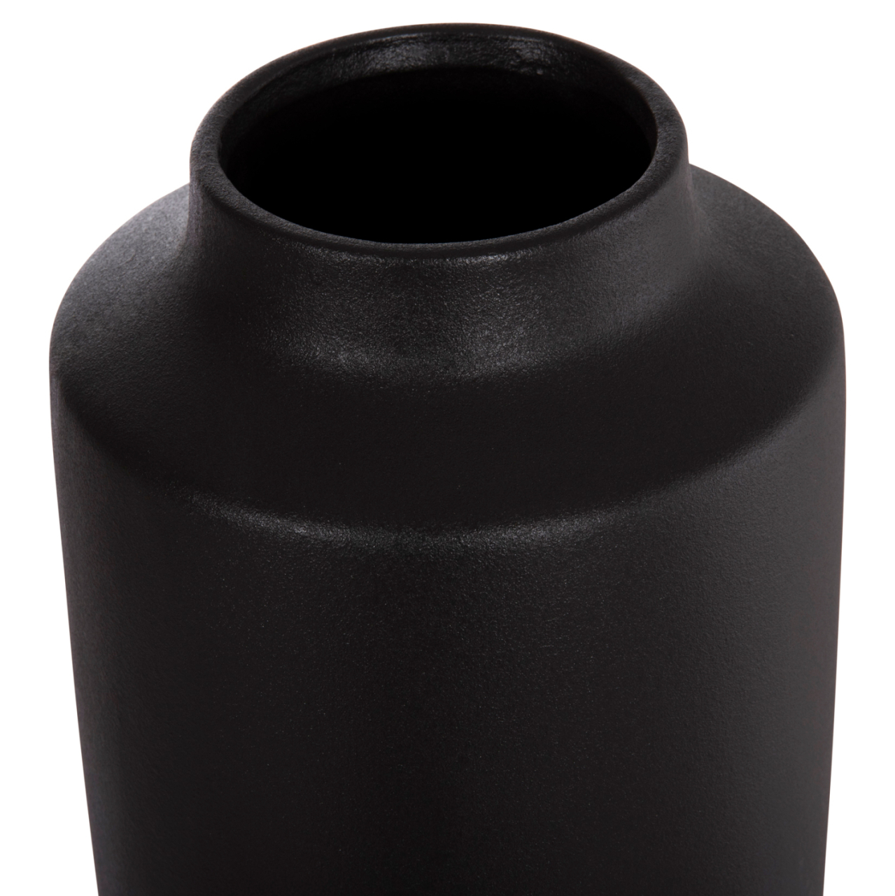CERAMIC TABLE DECOR "GALAD" HM4587.02 BLACK MATTE Φ17,5x40Hcm. [4]