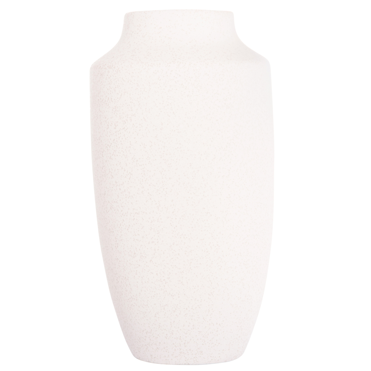 CERAMIC TABLE DECOR "GALAD" HM4588.01 OFF WHITE WITH CRYSTALLISATION Φ16x32Hcm. [3]