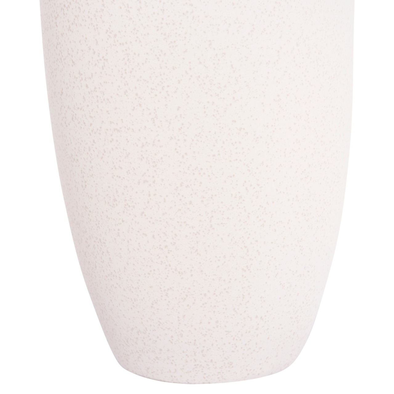 CERAMIC TABLE DECOR "GALAD" HM4588.01 OFF WHITE WITH CRYSTALLISATION Φ16x32Hcm. [7]