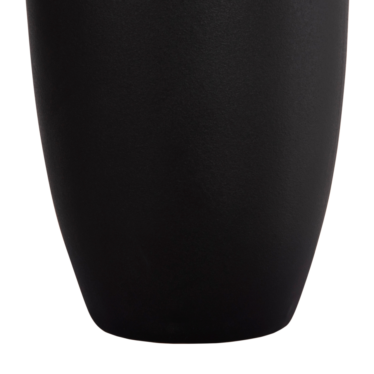 CERAMIC TABLE DECOR "GALAD" HM4588.02 BLACK MATTE Φ16x32Hcm. [7]