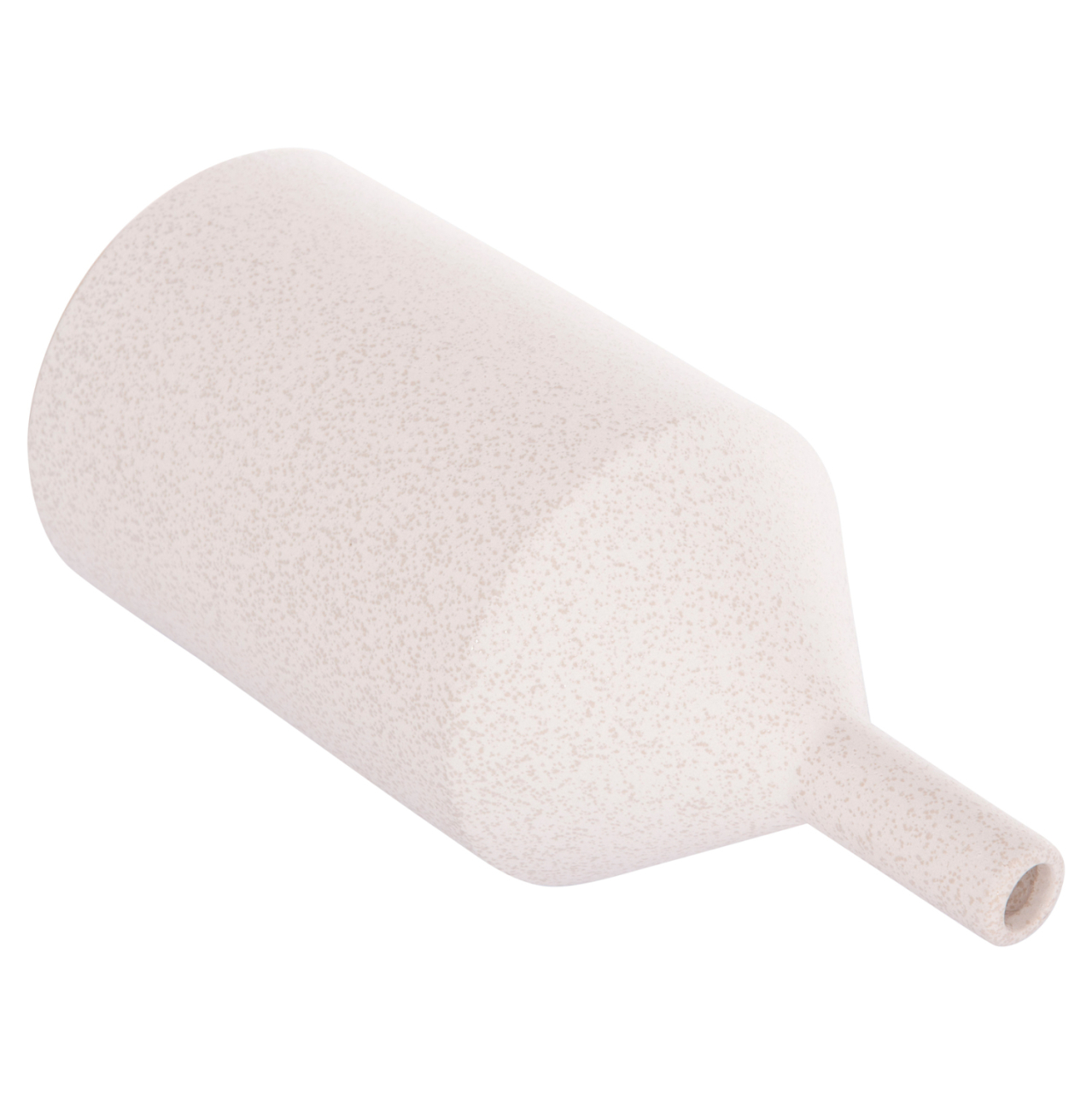 CERAMIC TABLE DECOR GALAD HM4608.01 OFF WHITE WITH CRYSTALLIZATION Φ13,5x30,5Hcm. [4]