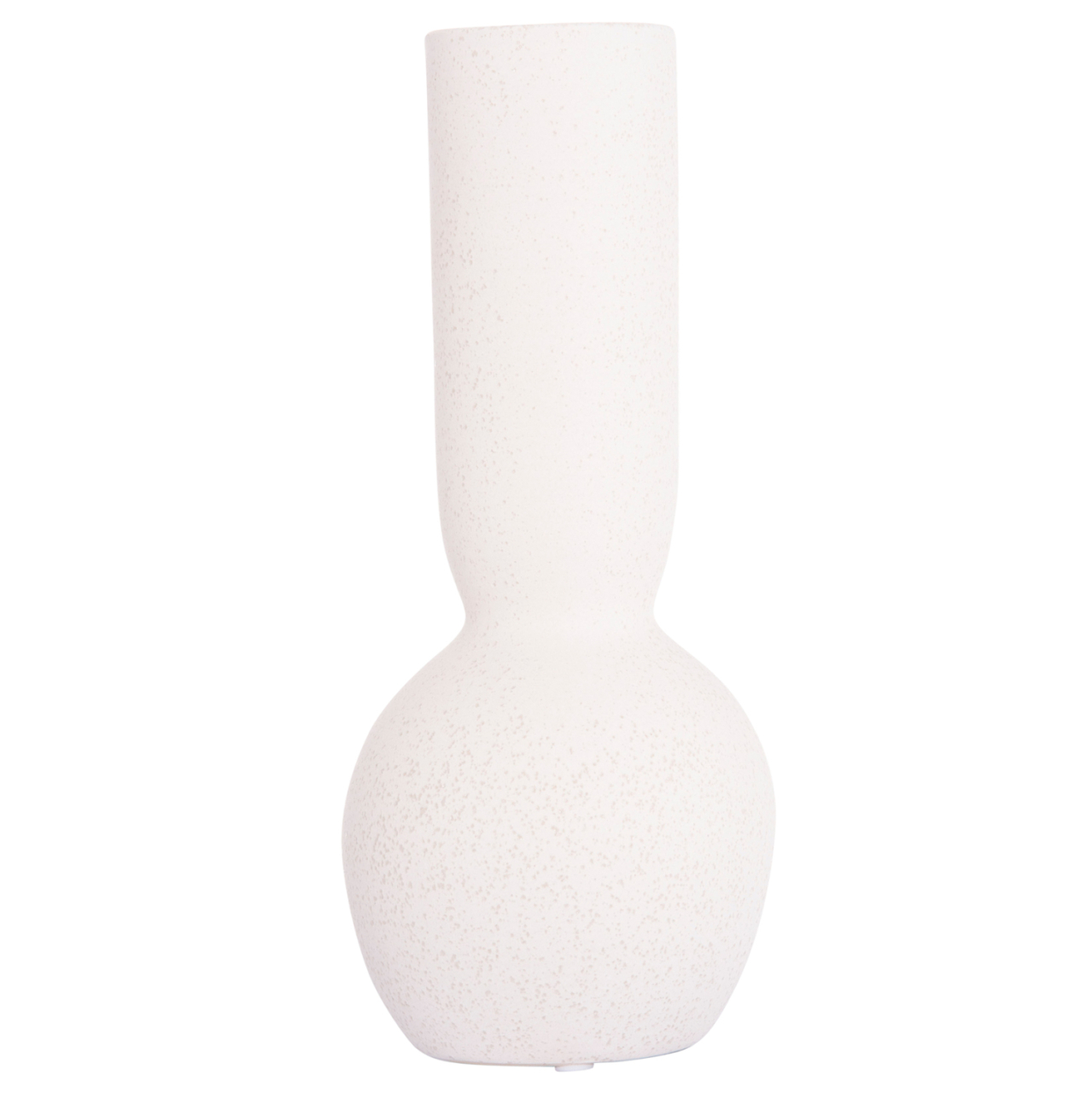 CERAMIC TABLE DECOR GALAD HM4616.01 OFF WHITE WITH CRYSTALLIZATION Φ11x26Hcm. [3]