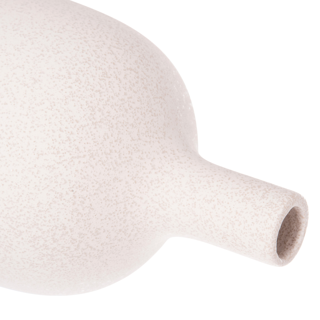 CERAMIC TABLE DECOR GALAD HM4623.01 OFF WHITE WITH CRYSTALLIZATION Φ18x57Hcm. [5]
