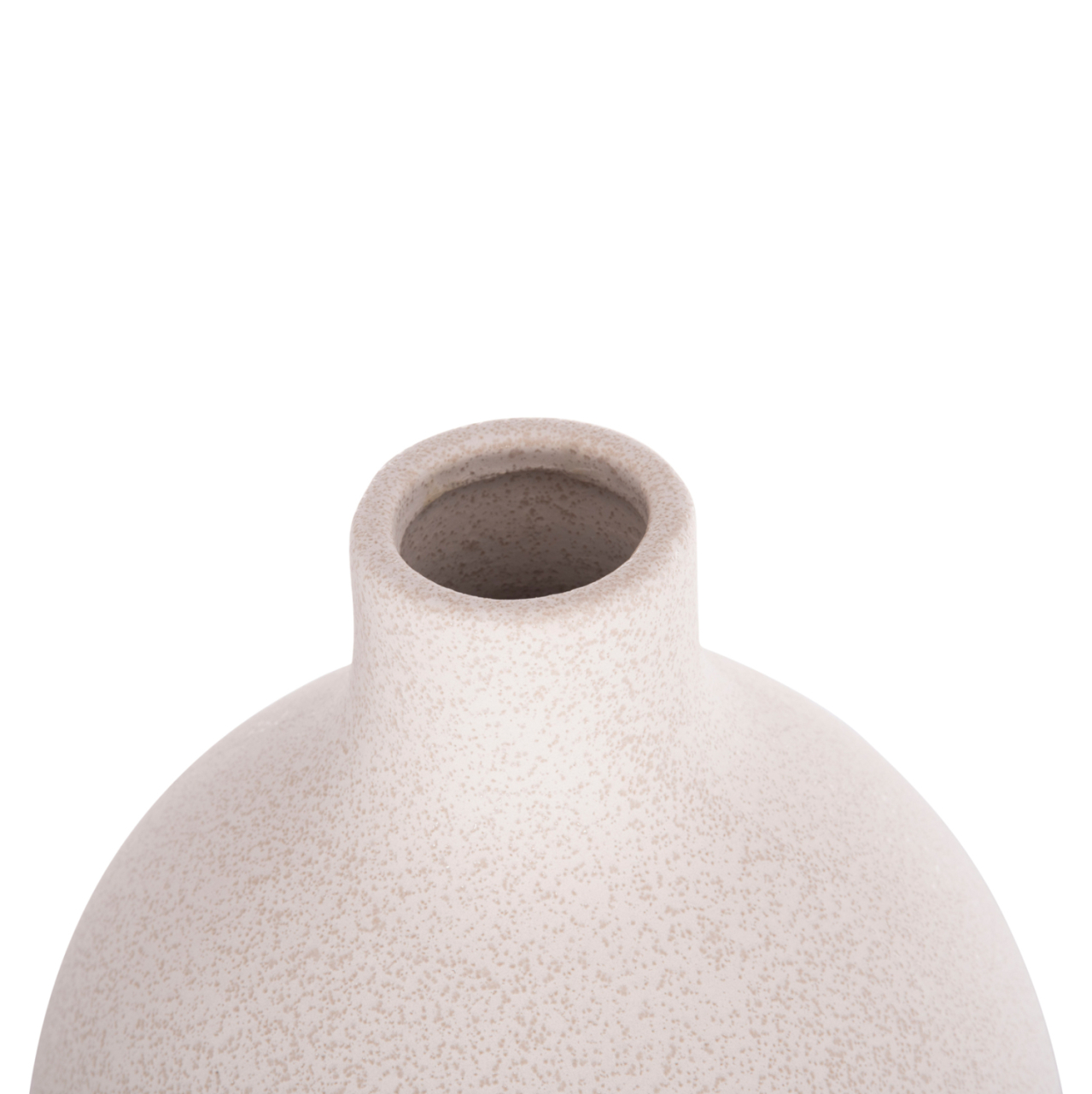 CERAMIC TABLE DECOR GALAD HM4624.01 OFF WHITE WITH CRYSTALLISATION Φ24x70Hcm. [6]