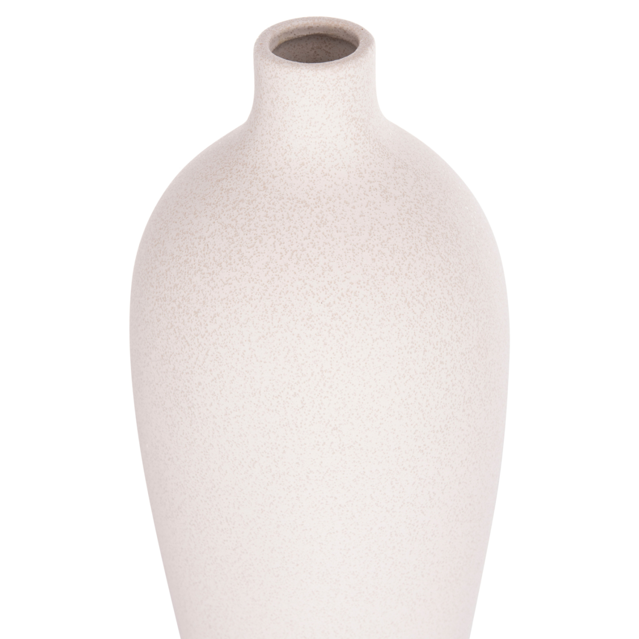 CERAMIC TABLE DECOR GALAD HM4624.01 OFF WHITE WITH CRYSTALLISATION Φ24x70Hcm. [5]