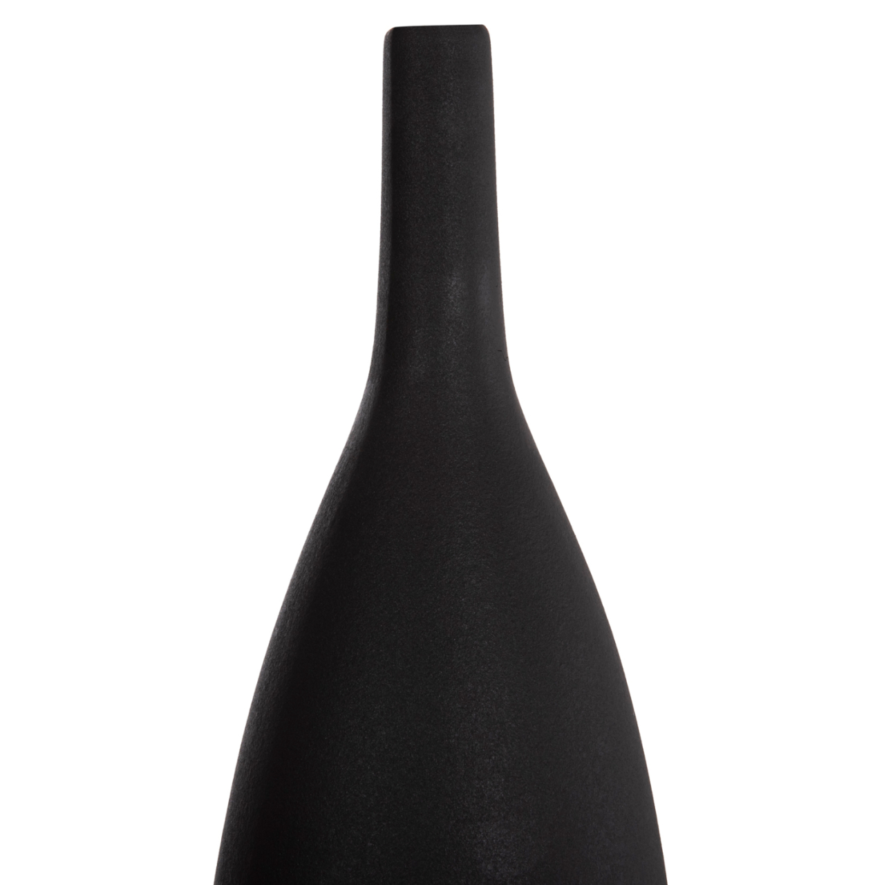 CERAMIC TABLE DECOR GALAD HM4634.02 BLACK MATTE Φ14x39H cm. [5]