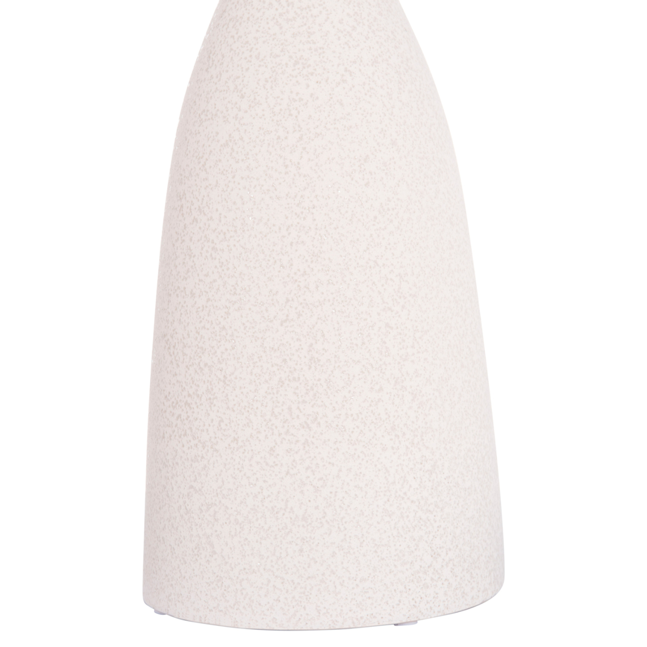 CERAMIC TABLE DECOR GALAD HM4635.01 OFF WHITE WITH CRYSTALLISATION Φ14x33,5H cm. [6]