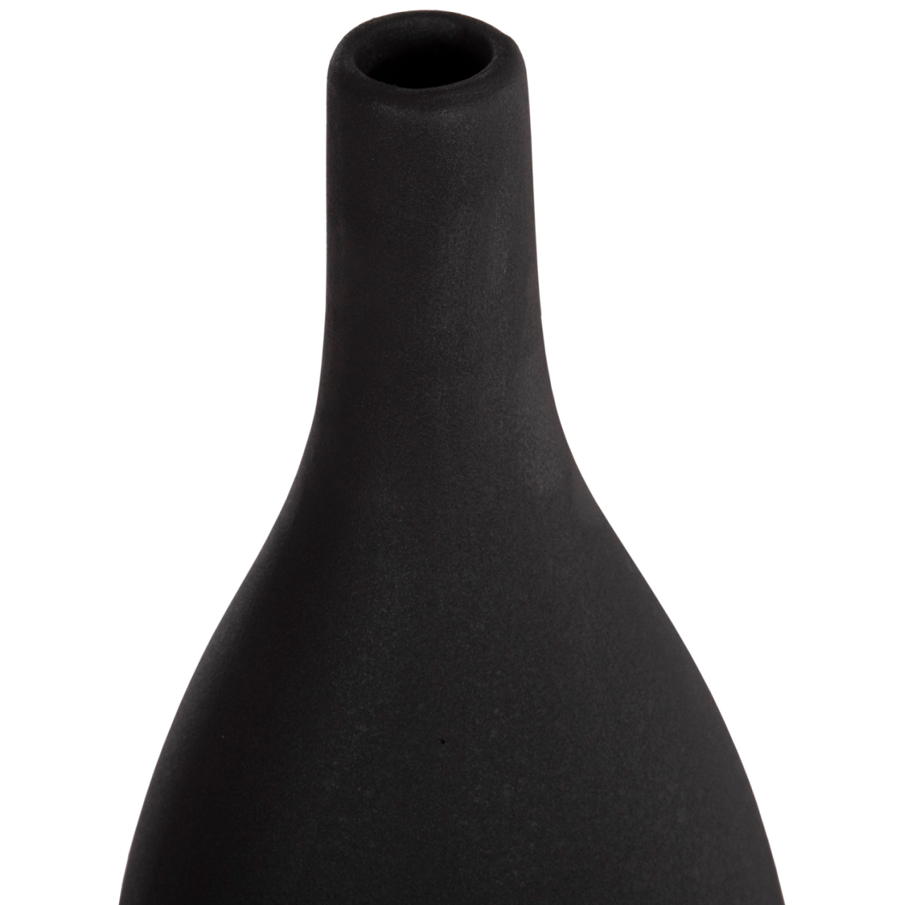CERAMIC TABLE DECOR GALAD HM4635.02 BLACK MATTE Φ14x33.5Hcm. [4]