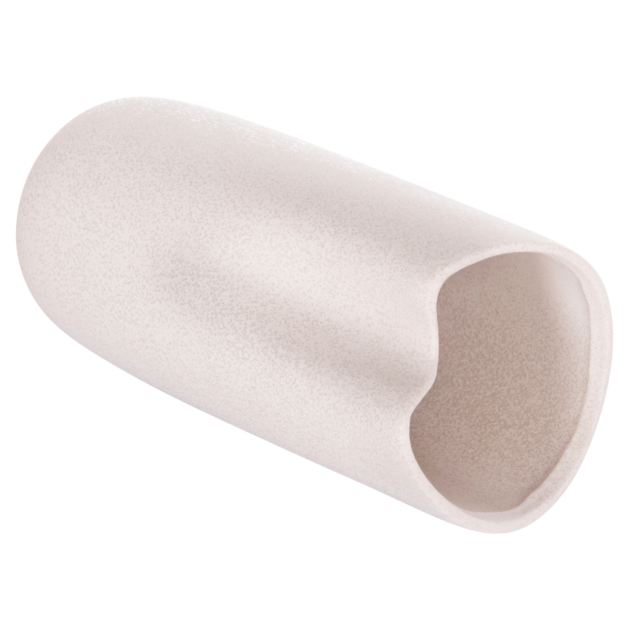 CERAMIC TABLE DECOR GLAZE HM4606.01 OFF WHITE WITH CRYSTALLISATION 17x16.5x38Hcm. [7]