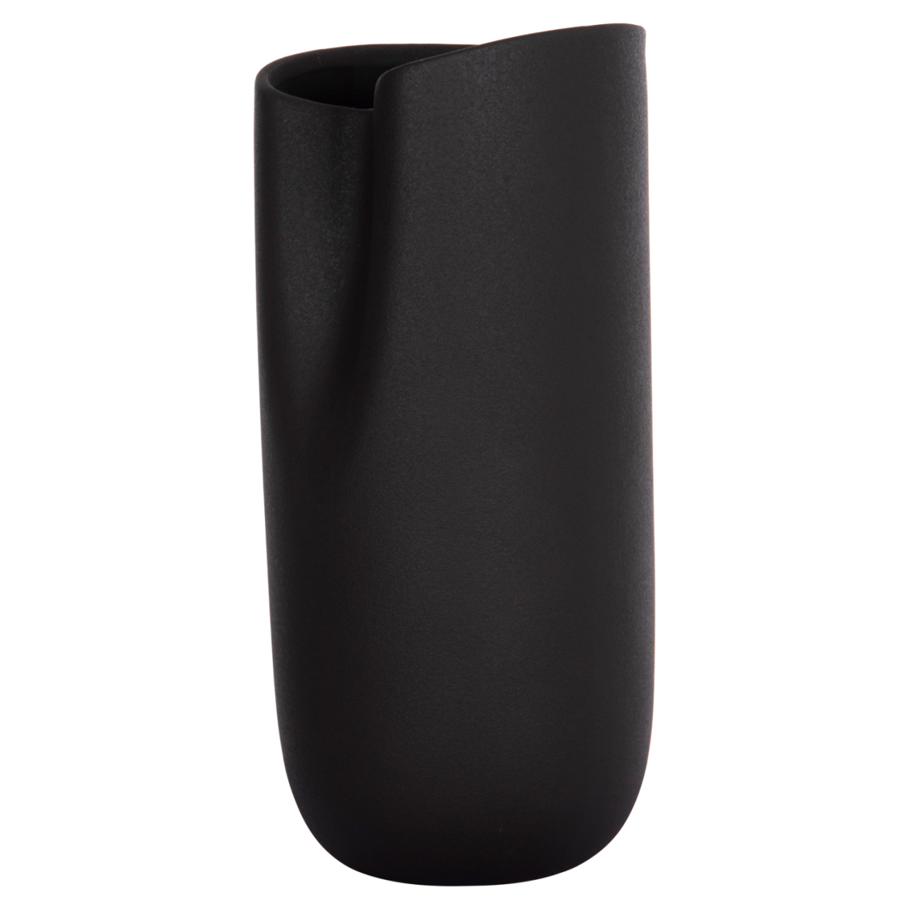 CERAMIC TABLE DECOR GLAZE HM4606.02 MATTE BLACK 17x16.5x38Hcm. [3]