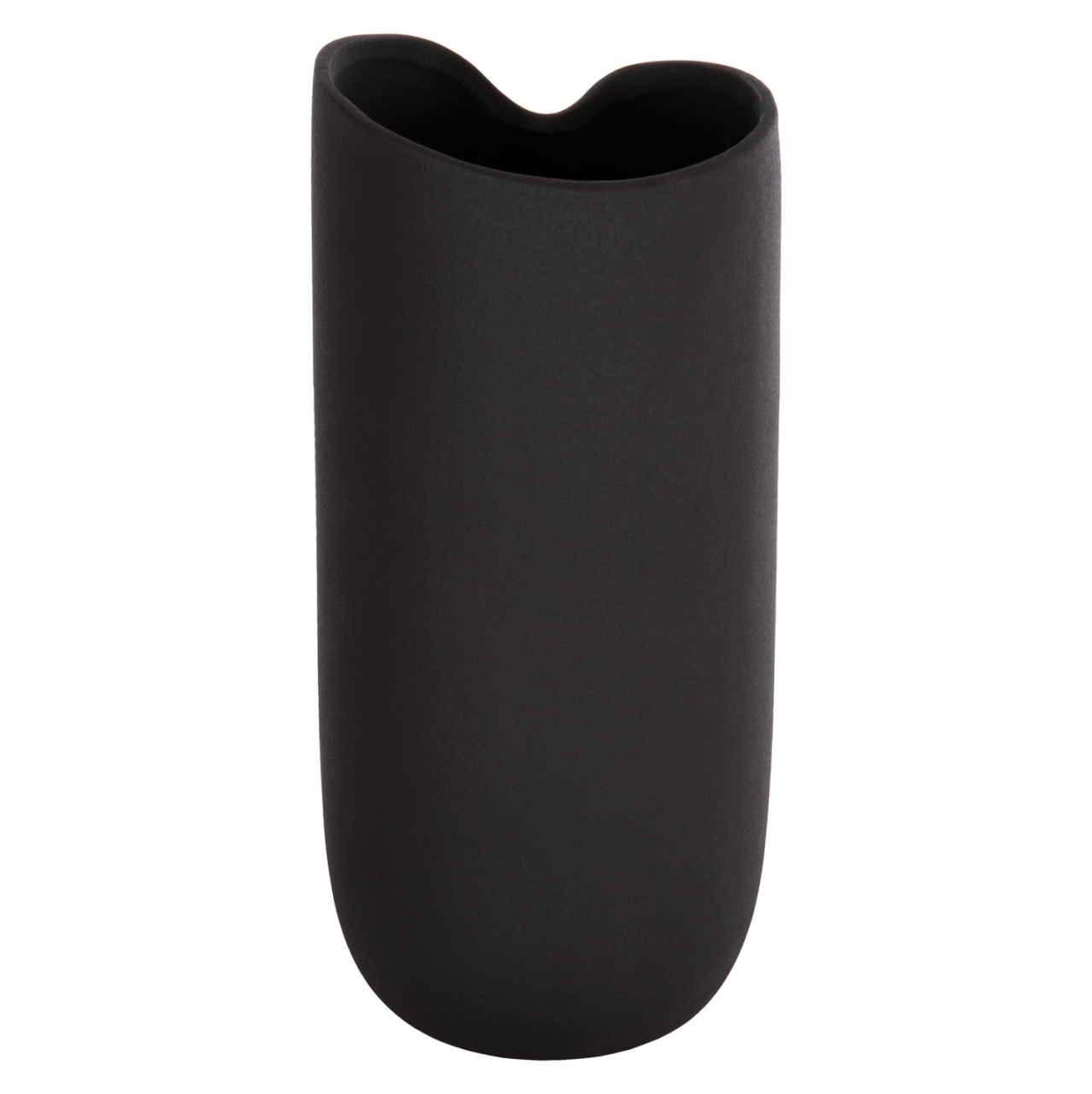 CERAMIC TABLE DECOR GLAZE HM4606.02 MATTE BLACK 17x16.5x38Hcm. [6]