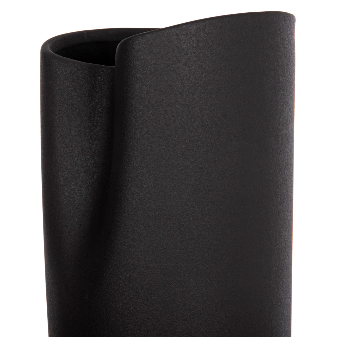 CERAMIC TABLE DECOR GLAZE HM4606.02 MATTE BLACK 17x16.5x38Hcm. [9]