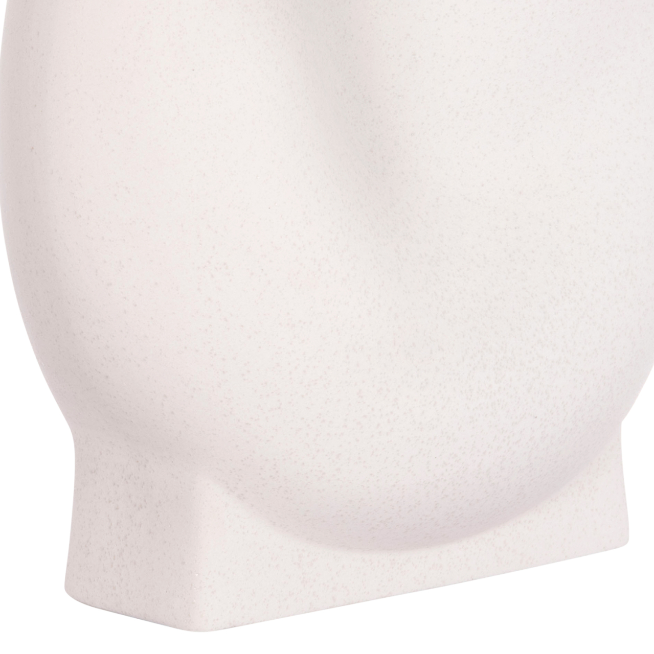 CERAMIC TABLE DECOR GLAZE HM4610.01 OFF WHITE WITH CRYSTALLISATION 26x14x25Hcm [8]