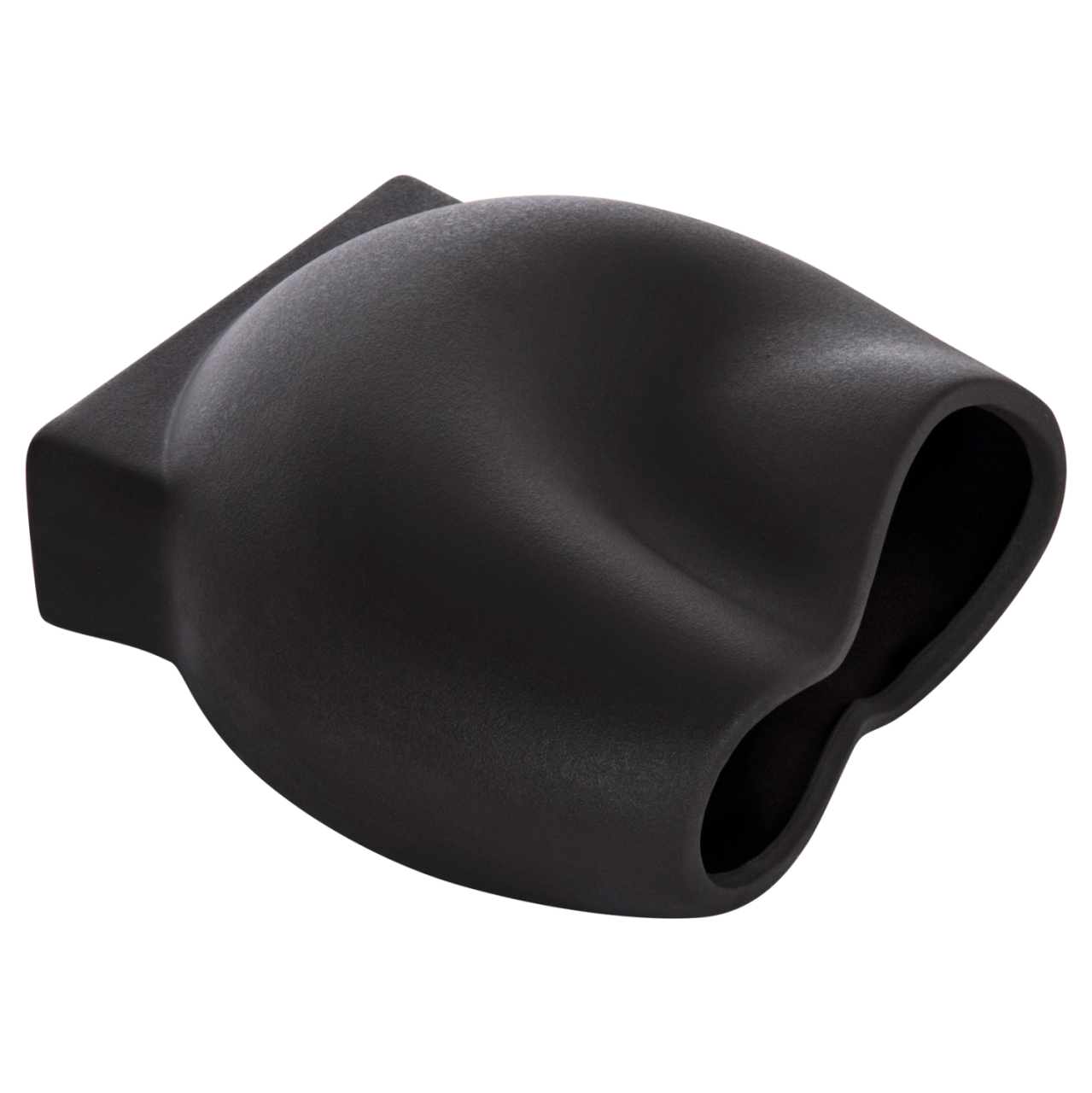 CERAMIC TABLE DECOR GLAZE HM4610.02 MATTE BLACK 26x14x25Hcm [6]