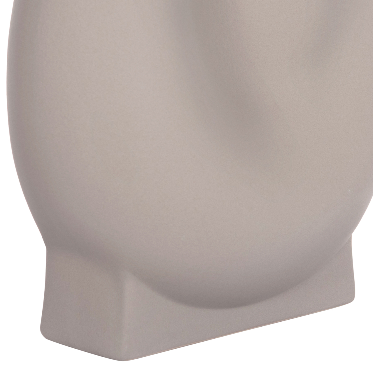 CERAMIC TABLE DECOR GLAZE HM4610.03 MATTE GREY 26x14x25Hcm [8]