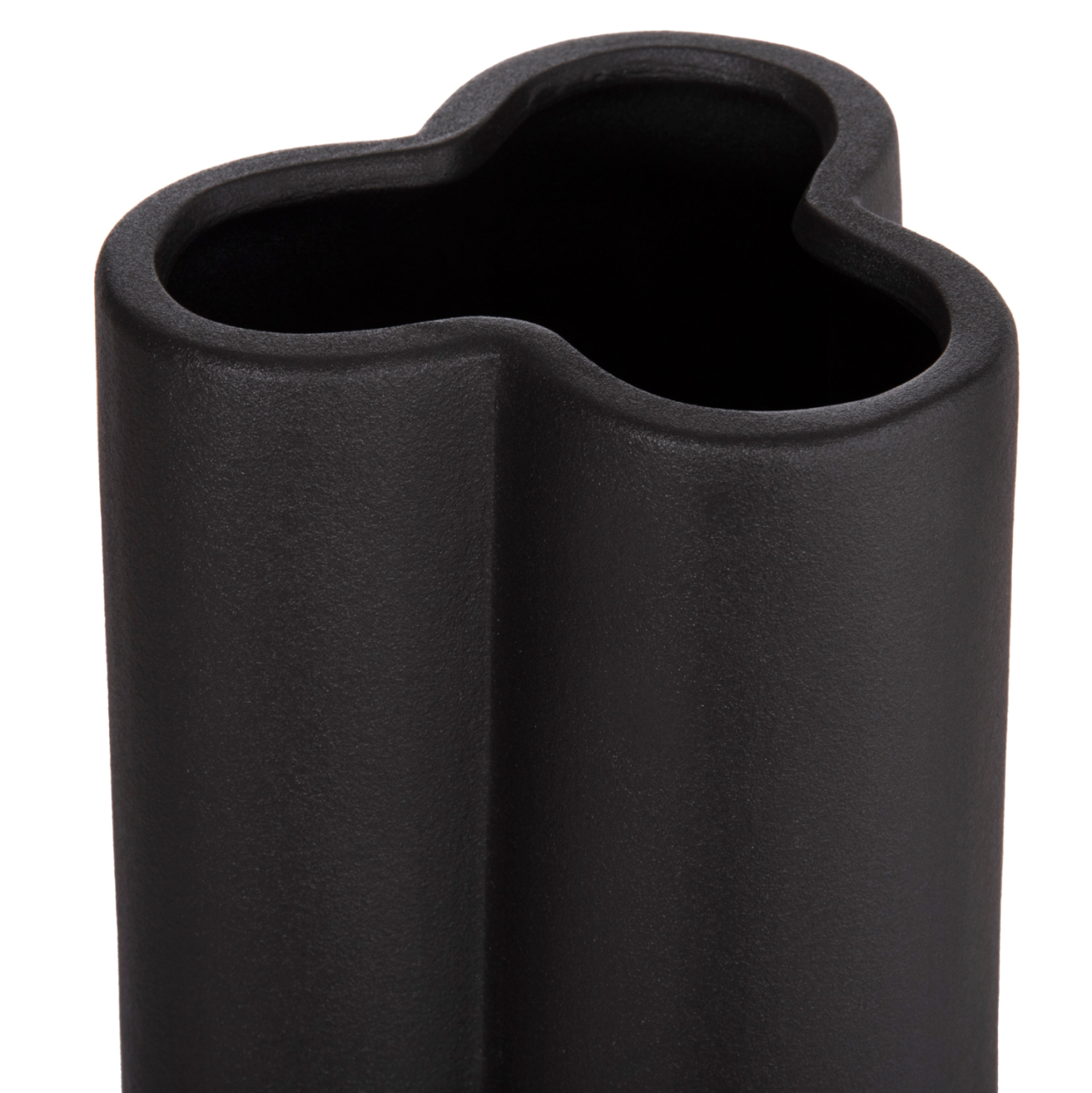 CERAMIC TABLE DECOR GLAZE HM4612.02 MATTE BLACK Φ14x29Hcm. [6]