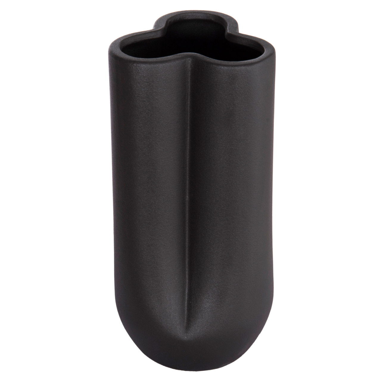 CERAMIC TABLE DECOR GLAZE HM4612.02 MATTE BLACK Φ14x29Hcm. [3]