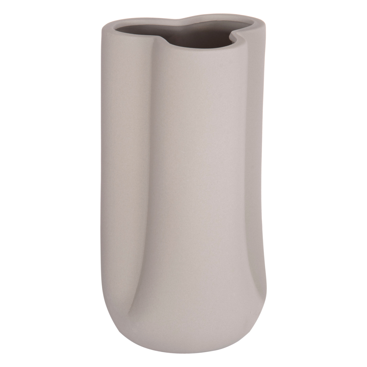 CERAMIC TABLE DECOR GLAZE HM4612.03 MATTE GREY Φ14x29Hcm. [4]