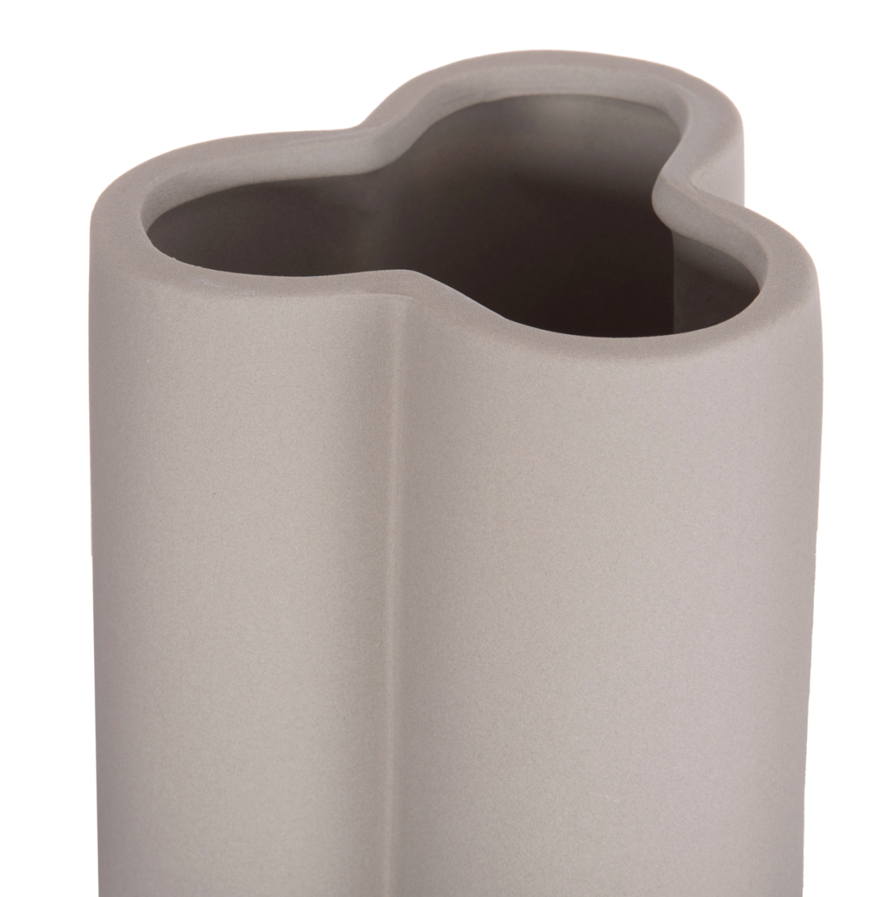 CERAMIC TABLE DECOR GLAZE HM4612.03 MATTE GREY Φ14x29Hcm. [6]