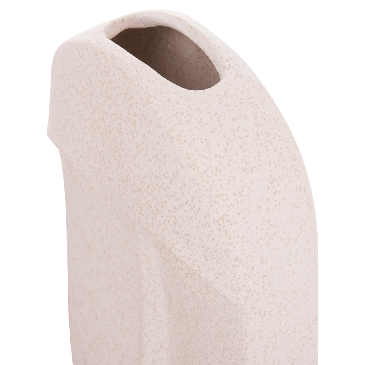 CERAMIC TABLE DECOR HUMANS FB94586 OFF WHITE WITH CRYSTALLISATION 17x5.5x28Hcm. [6]