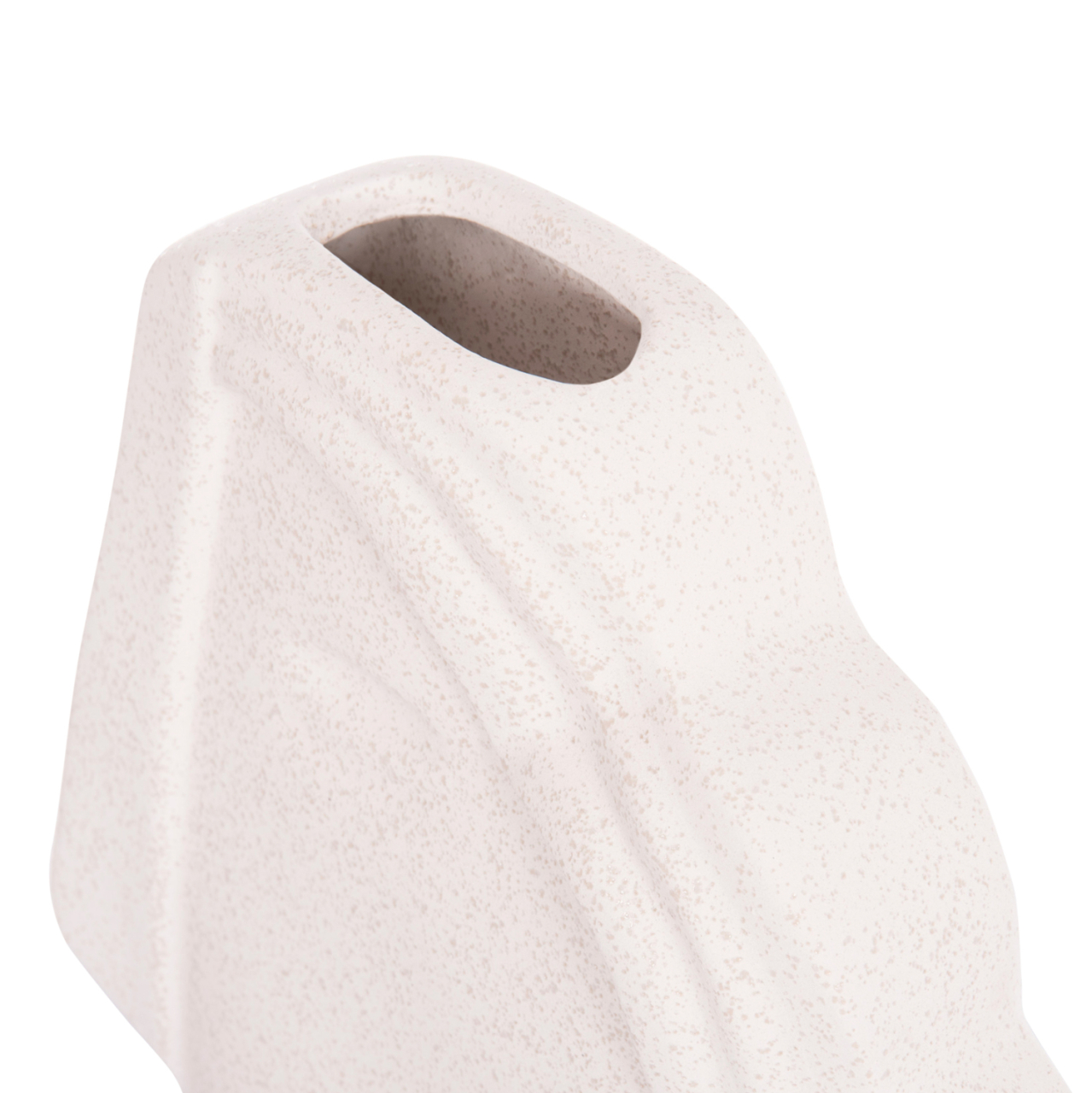 CERAMIC TABLE DECOR HUMANS HM4585 OFF WHITE WITH CRYSTALLISATION 22x5x24.5Hcm. [8]