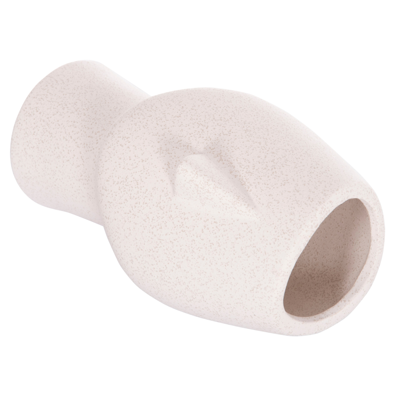 CERAMIC TABLE DECOR HUMANS HM4631 OFF WHITE WITH CRYSTALLIZATION Φ14x25Hcm. [5]