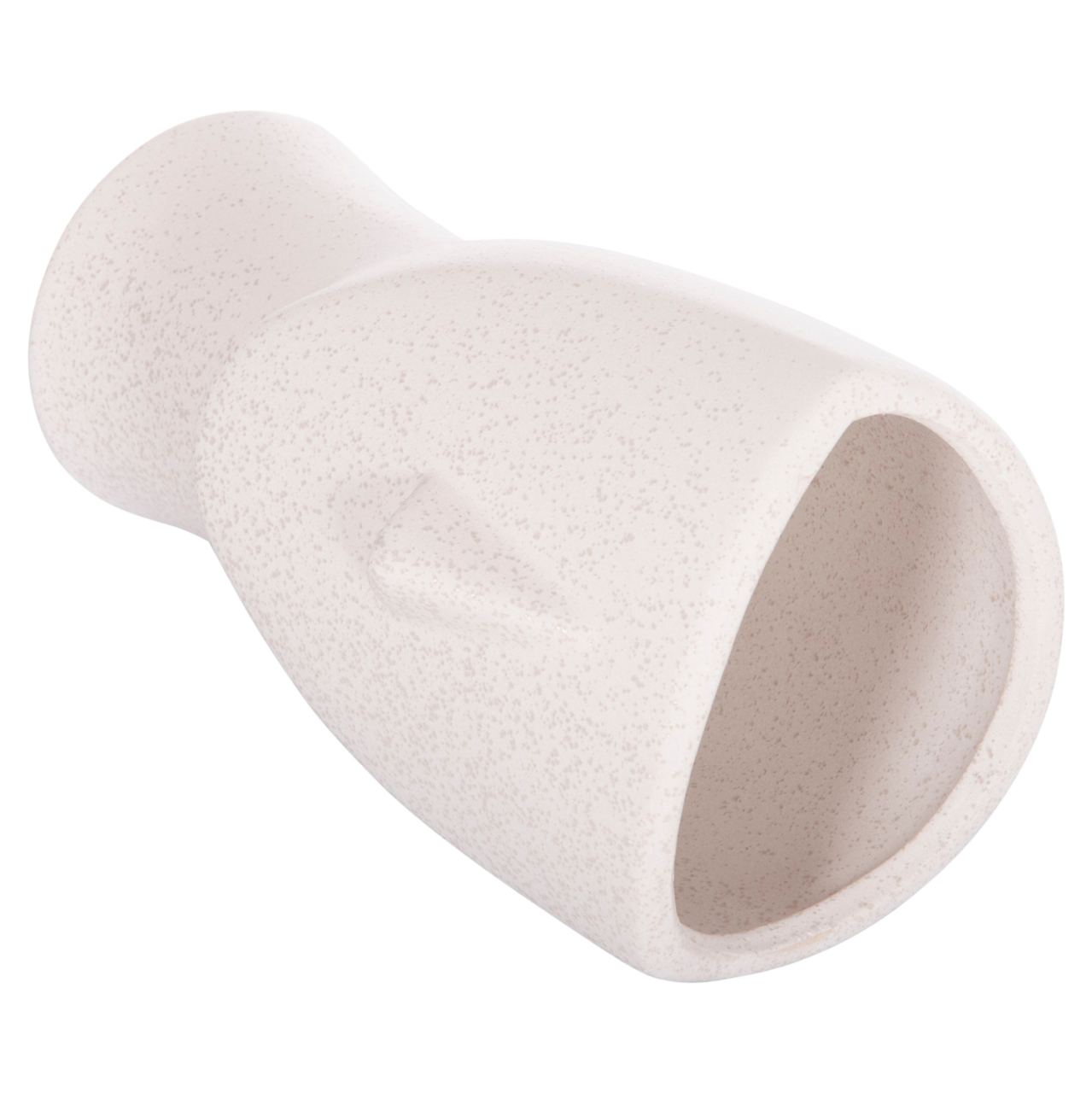 CERAMIC TABLE DECOR HUMANS HM4632 OFF WHITE WITH CRYSTALLIZATION Φ13x22Hcm. [6]