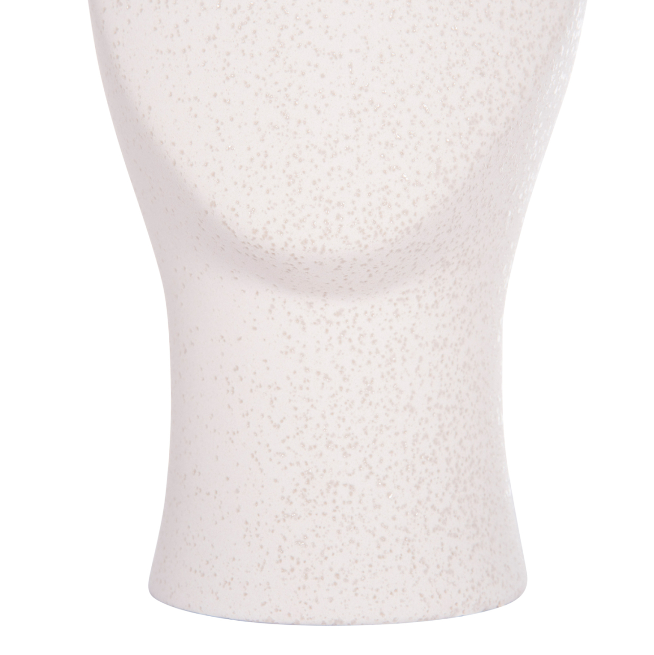 CERAMIC TABLE DECOR HUMANS HM4632 OFF WHITE WITH CRYSTALLIZATION Φ13x22Hcm. [9]