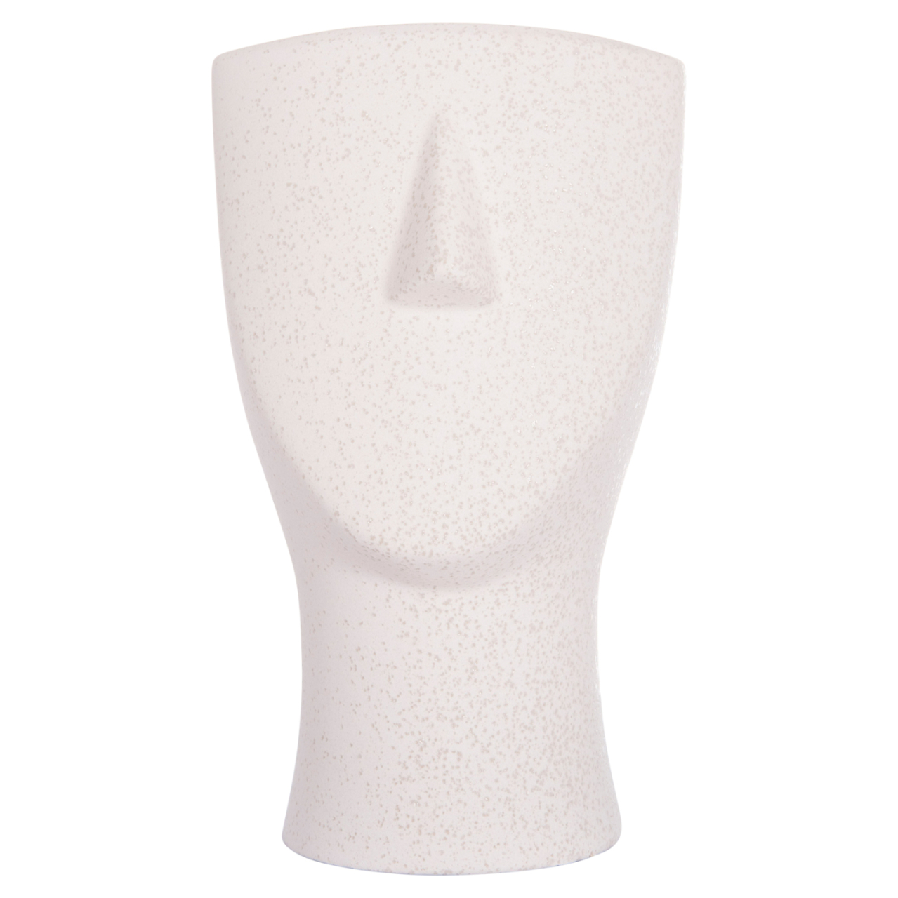 CERAMIC TABLE DECOR HUMANS HM4632 OFF WHITE WITH CRYSTALLIZATION Φ13x22Hcm. [3]