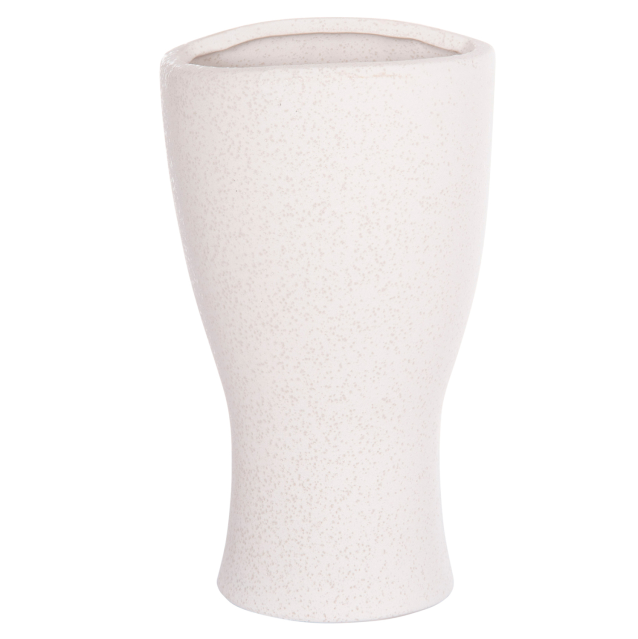 CERAMIC TABLE DECOR HUMANS HM4632 OFF WHITE WITH CRYSTALLIZATION Φ13x22Hcm. [5]