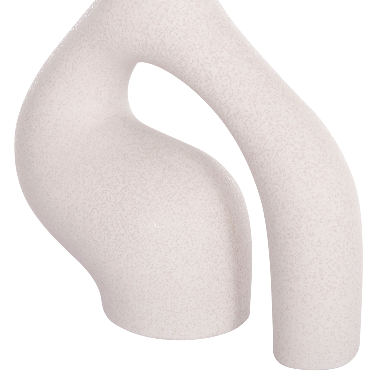 CERAMIC TABLE DECOR ISIL HM4597.01 OFF WHITE WITH CRYSTALLIZATION 29x11x29Hcm. [7]