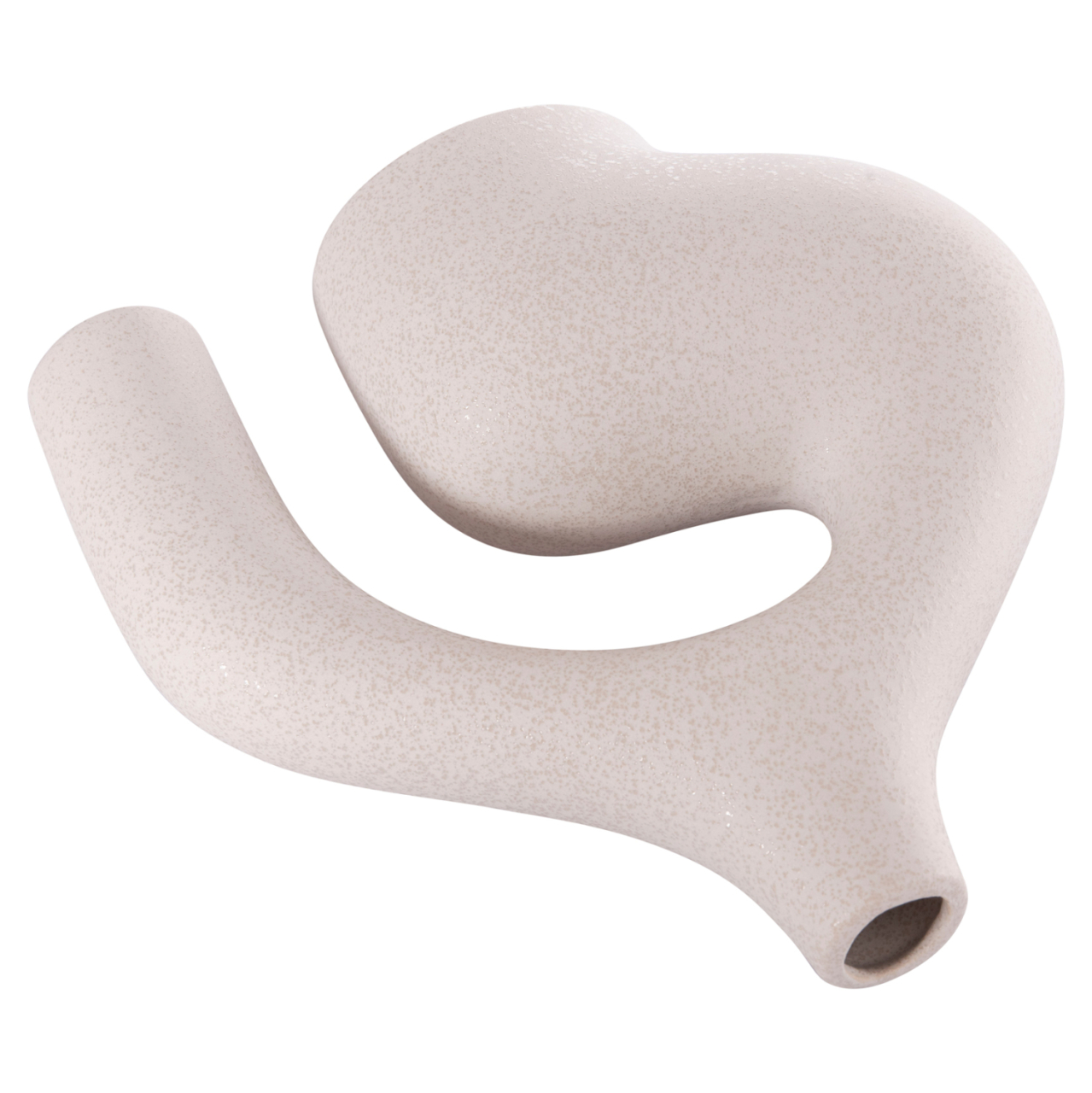 CERAMIC TABLE DECOR ISIL HM4597.01 OFF WHITE WITH CRYSTALLIZATION 29x11x29Hcm. [5]