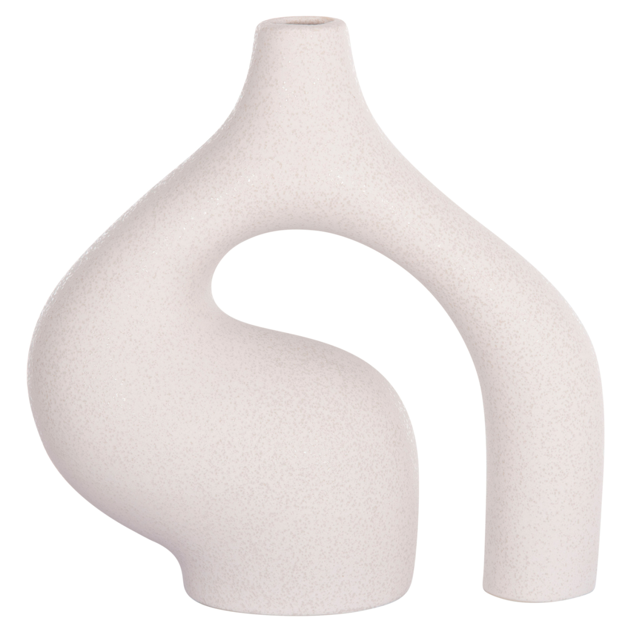 CERAMIC TABLE DECOR ISIL HM4597.01 OFF WHITE WITH CRYSTALLIZATION 29x11x29Hcm. [3]
