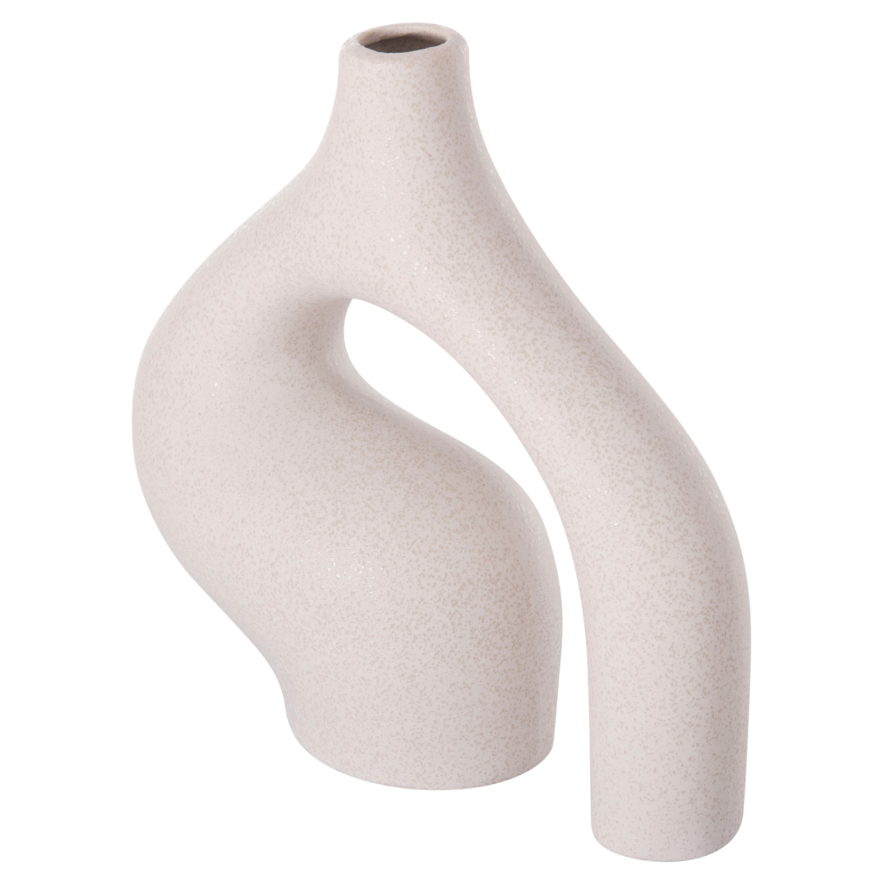 CERAMIC TABLE DECOR ISIL HM4597.01 OFF WHITE WITH CRYSTALLIZATION 29x11x29Hcm. [4]