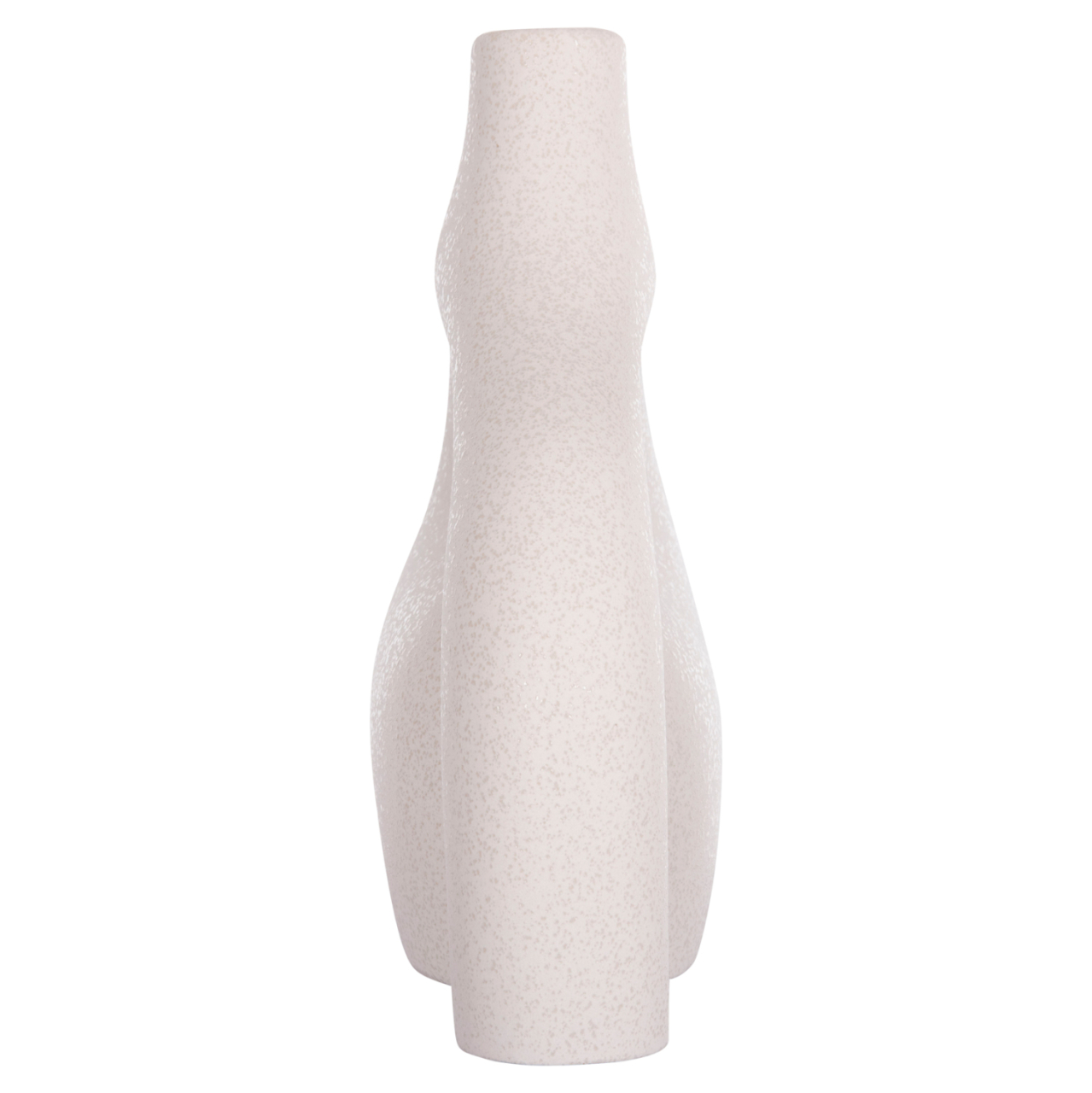CERAMIC TABLE DECOR ISIL HM4597.01 OFF WHITE WITH CRYSTALLIZATION 29x11x29Hcm. [6]