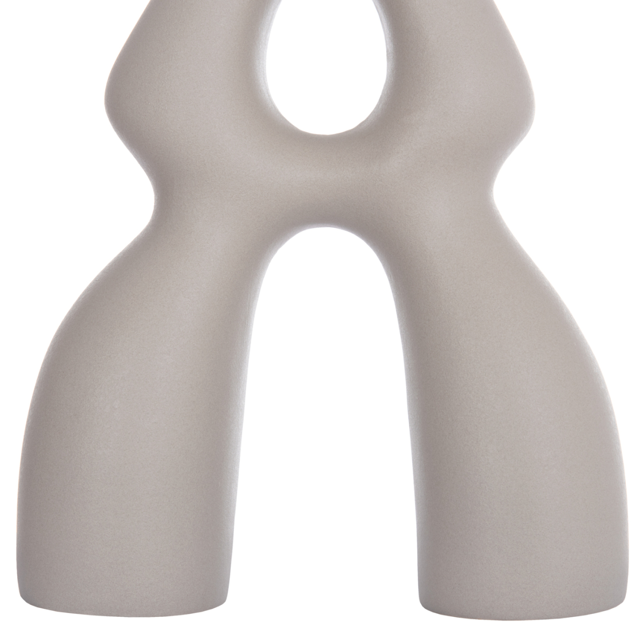 CERAMIC TABLE DECOR ISIL HM4598.03 MATTE GREY 26x9.5x29.5Hcm. [7]