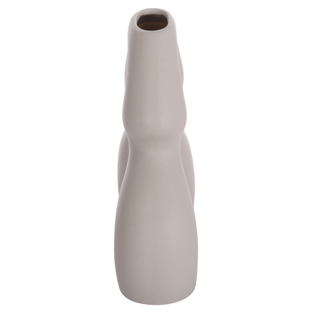 CERAMIC TABLE DECOR ISIL HM4598.03 MATTE GREY 26x9.5x29.5Hcm. [4]